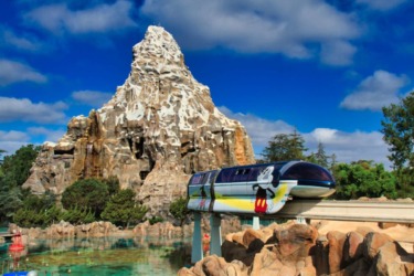 Matterhorn monorail submarine lagoon disneyland stock 1