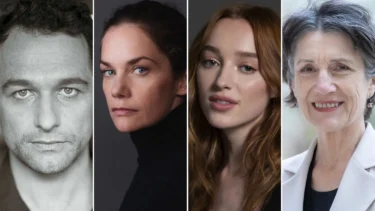 Matthew rhys ruth wilson phoebe dynevor and harriet walter