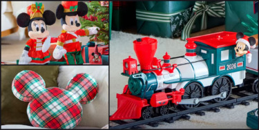 Mickey mouse and family christmas collection disney store