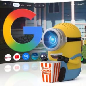 Minions google tv smart projector