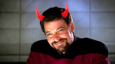 Star trek riker the devil