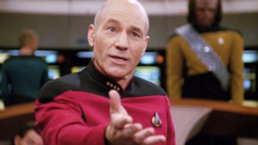 Star trek the next generation picard hand gesture