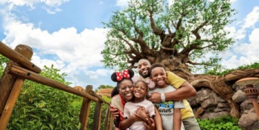 Disney world family guests animal kingdom