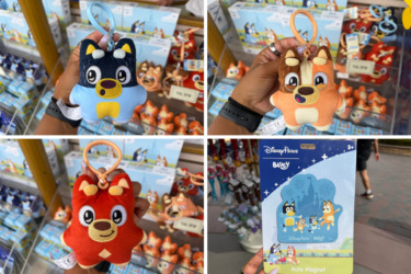 ‘Bluey’ Car Magnets and Plush Keychains Arrive at Disneyland Resort