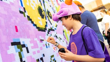 Festival arts painting activity