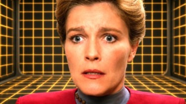 Janeway looks worried star trek 1 1