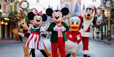 Mickey and gang christmas party disney world magic kingdom