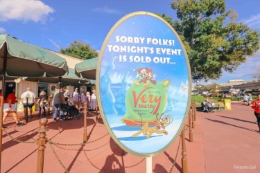 Mickeys christmas party sell out dates