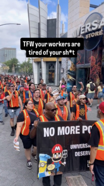Ush citywalk employee protest 1