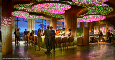 Disney Reveals New Concept Art of Grand Lobby, Branch & Brush Lounge Coming to Disney’s New Lakeshore Lodge