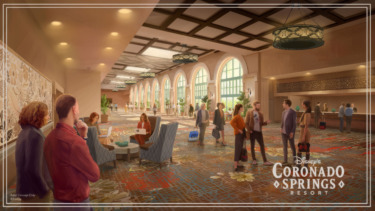 Disney Releases Concept Art for Coronado Springs Resort Convention Center Refurbishment