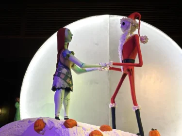 New Nightmare Before Christmas Display at Grand Californian