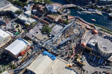 Final Track Work and Station Construction Underway on Fast & Furious: Hollywood Drift at Universal Orlando Resort